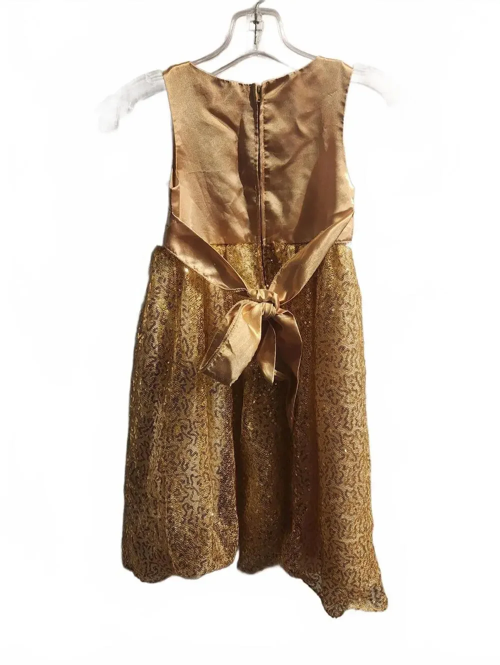 My Best Kid Gold Sequins Dress. Girls Size 5/6. Very good condition